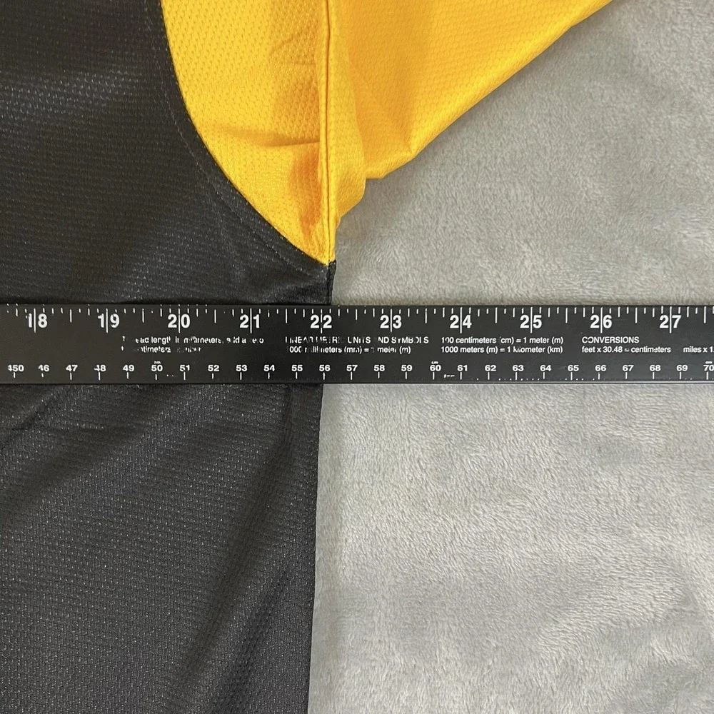 Malaysia Soccer Jersey Mens XL Yellow Black Nike Dri Fit Long Sleeve 2012